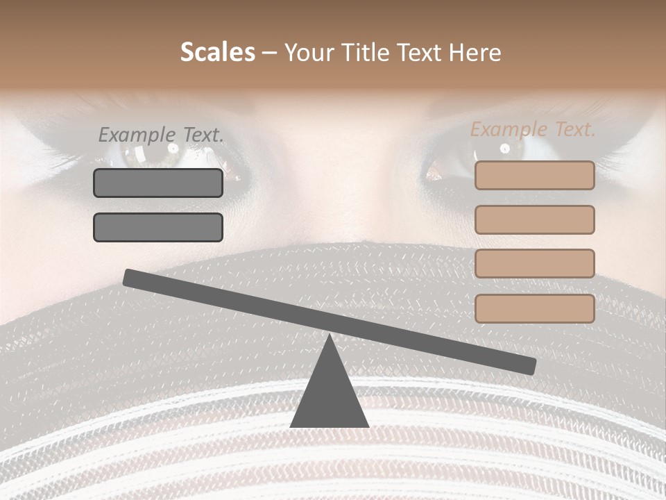 South Sensual Eyeshadow PowerPoint Template