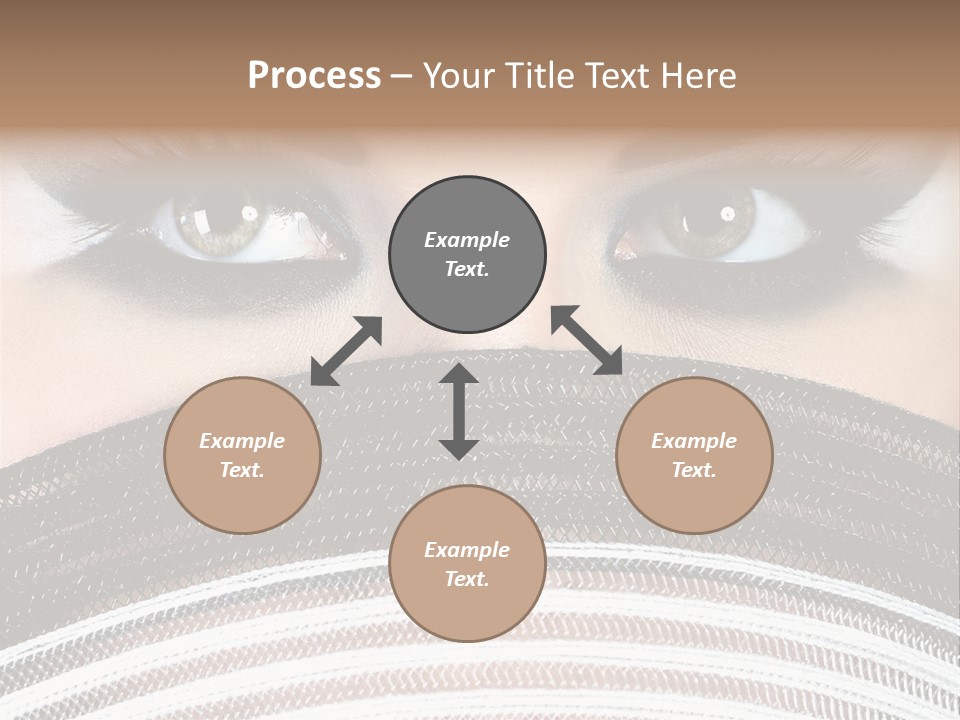 South Sensual Eyeshadow PowerPoint Template