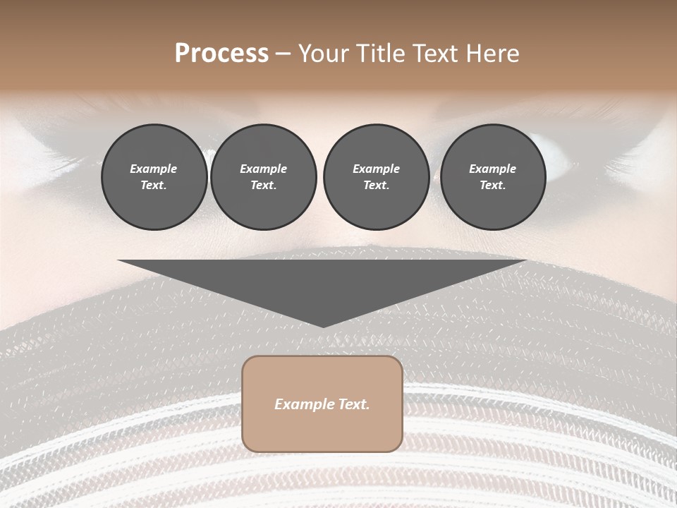 South Sensual Eyeshadow PowerPoint Template