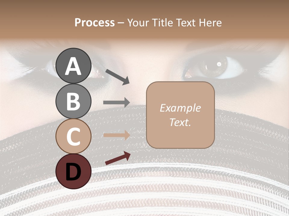 South Sensual Eyeshadow PowerPoint Template
