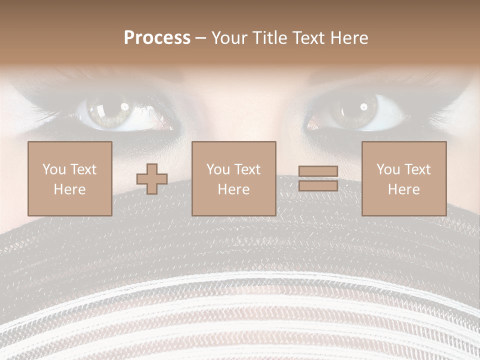 South Sensual Eyeshadow PowerPoint Template
