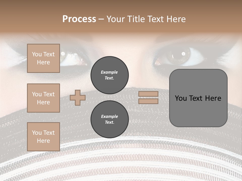 South Sensual Eyeshadow PowerPoint Template