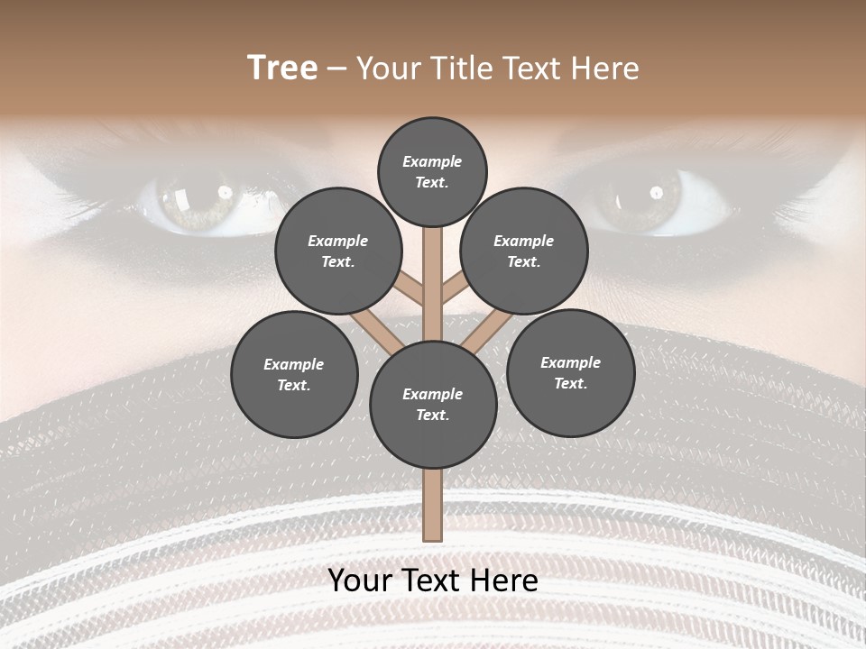 South Sensual Eyeshadow PowerPoint Template