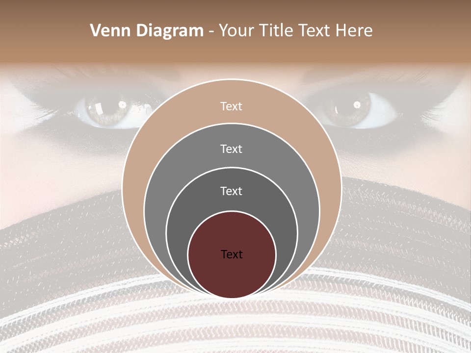 South Sensual Eyeshadow PowerPoint Template