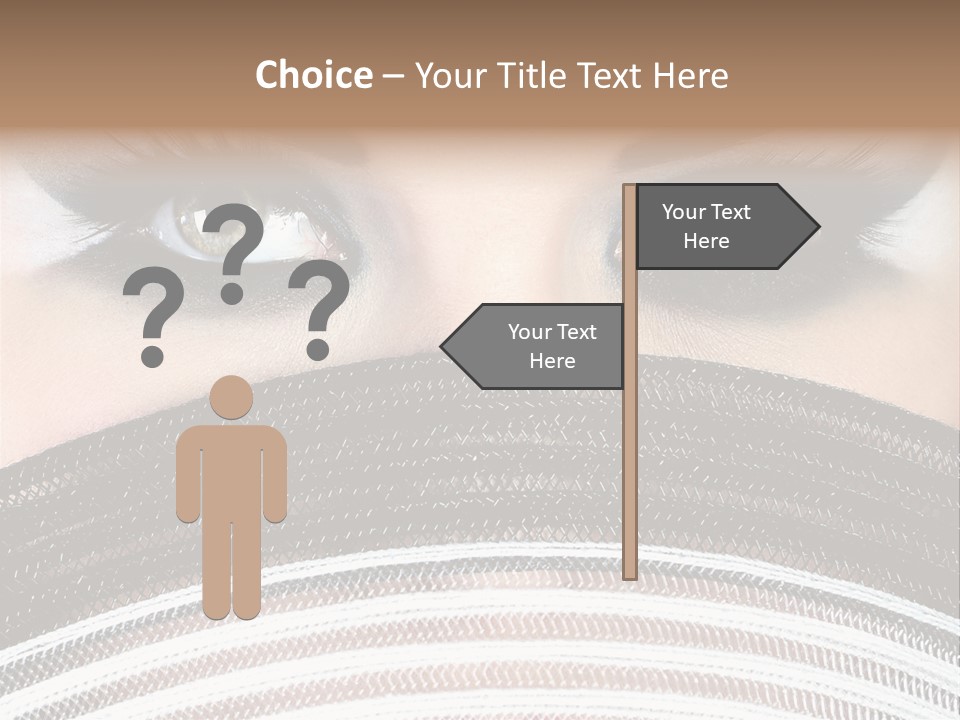 South Sensual Eyeshadow PowerPoint Template