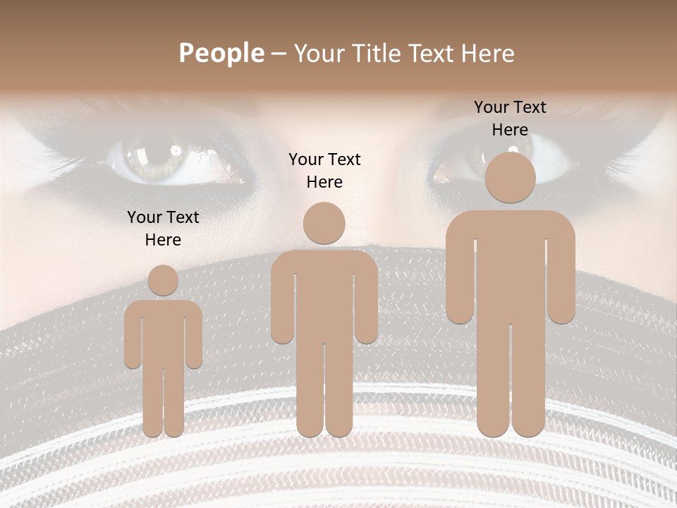 South Sensual Eyeshadow PowerPoint Template