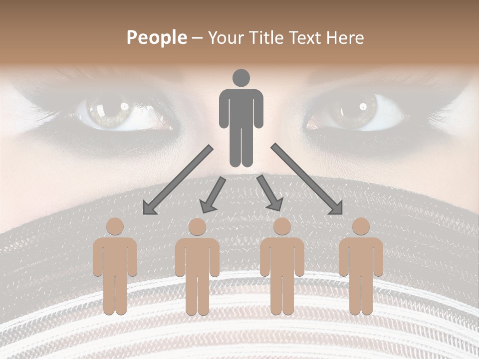 South Sensual Eyeshadow PowerPoint Template