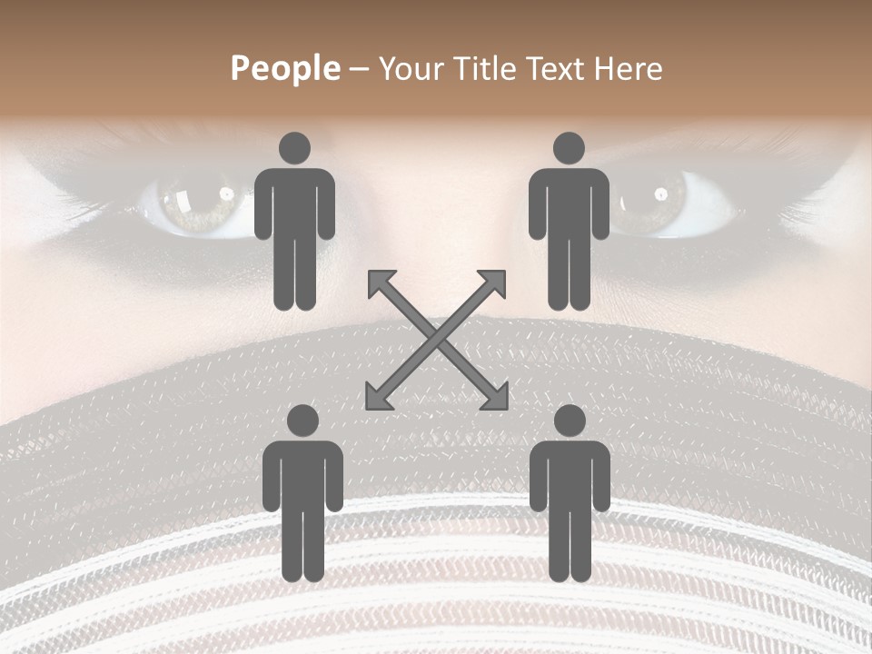 South Sensual Eyeshadow PowerPoint Template