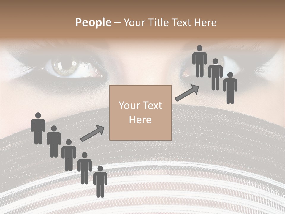 South Sensual Eyeshadow PowerPoint Template