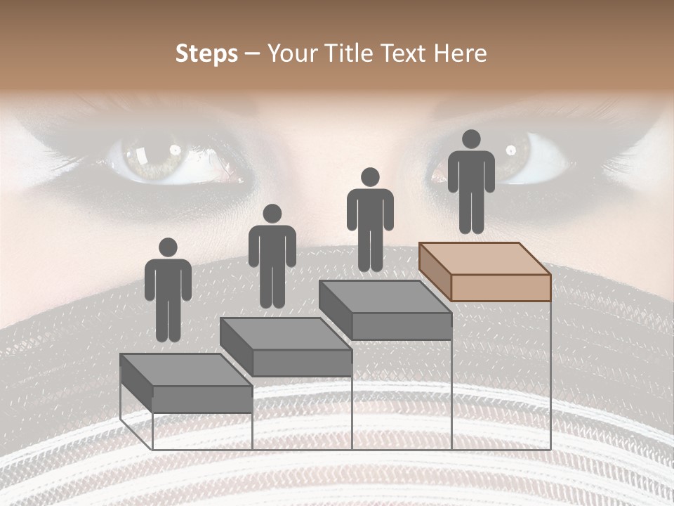 South Sensual Eyeshadow PowerPoint Template