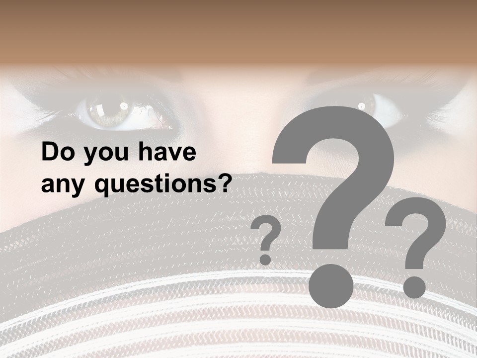 South Sensual Eyeshadow PowerPoint Template