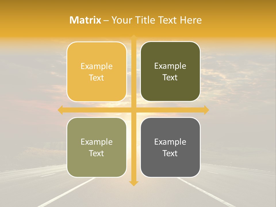 Open Objectives Sun PowerPoint Template