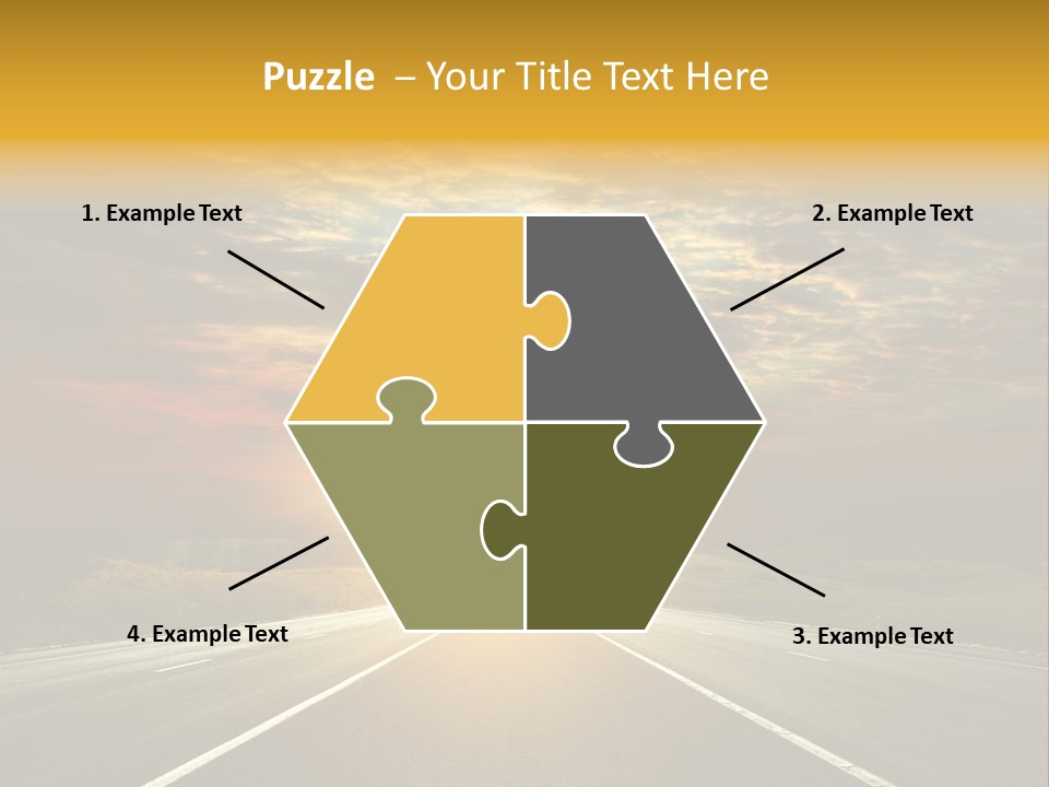 Open Objectives Sun PowerPoint Template