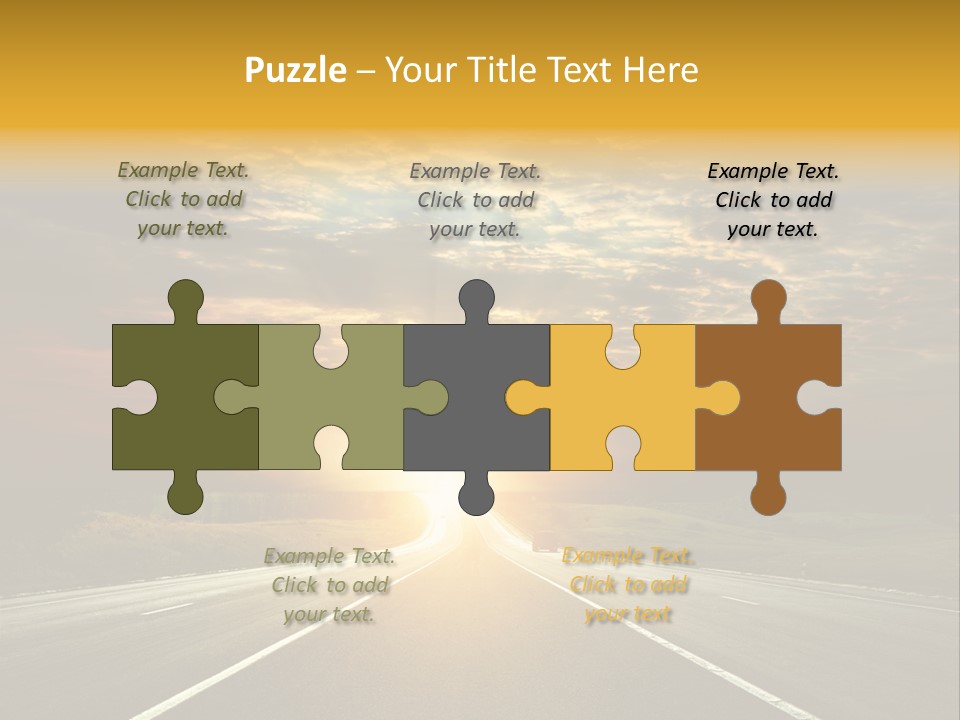 Open Objectives Sun PowerPoint Template