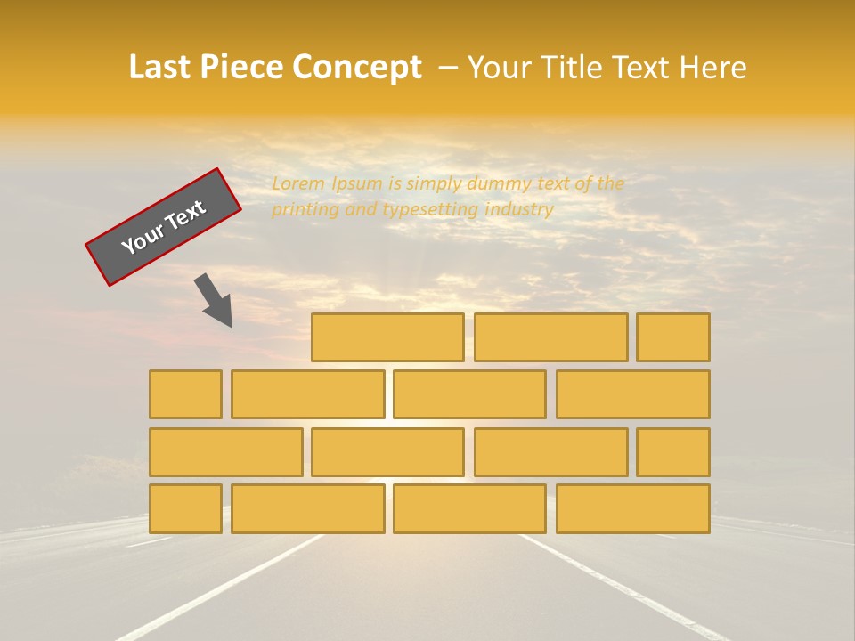 Open Objectives Sun PowerPoint Template