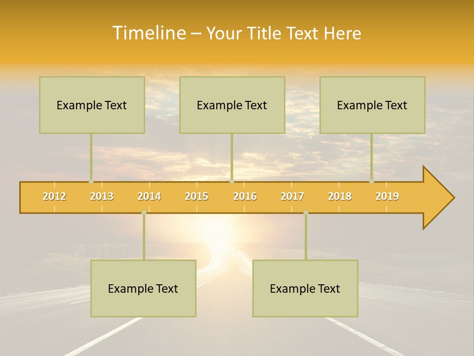 Open Objectives Sun PowerPoint Template