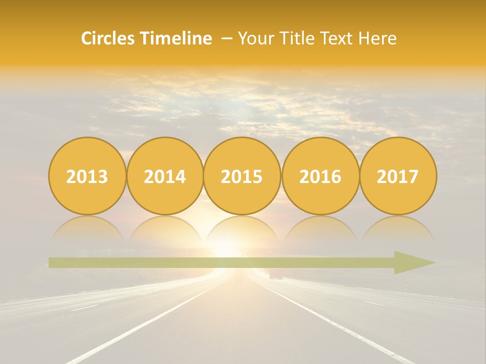 Open Objectives Sun PowerPoint Template