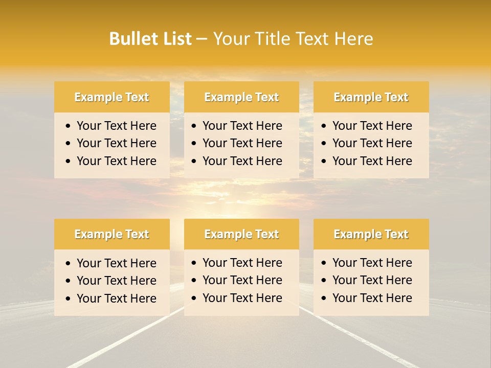 Open Objectives Sun PowerPoint Template