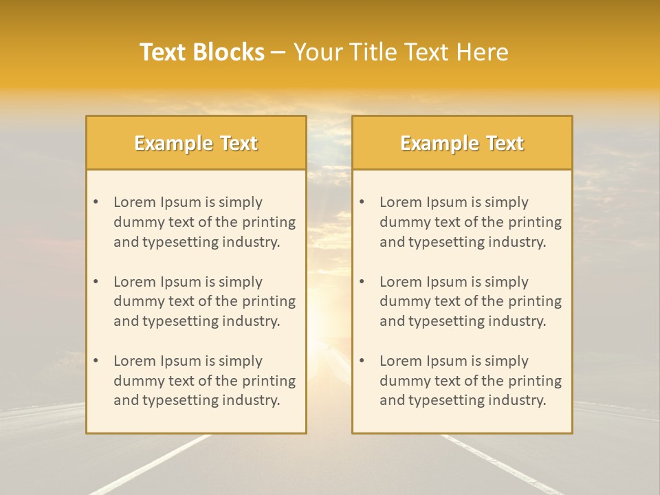 Open Objectives Sun PowerPoint Template