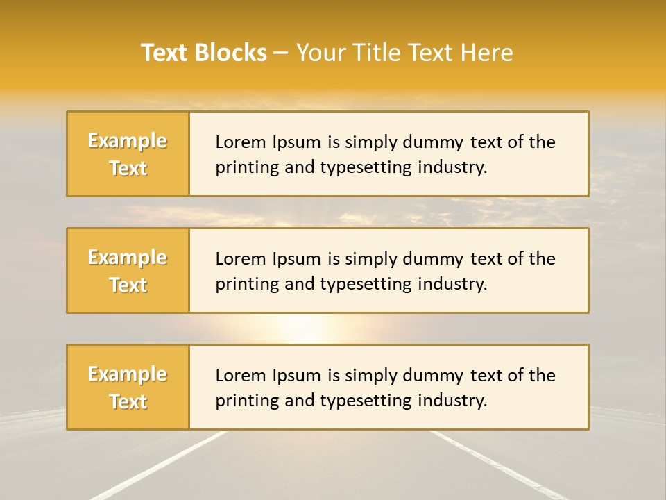 Open Objectives Sun PowerPoint Template