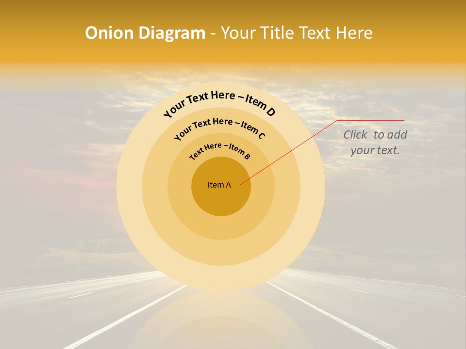 Open Objectives Sun PowerPoint Template