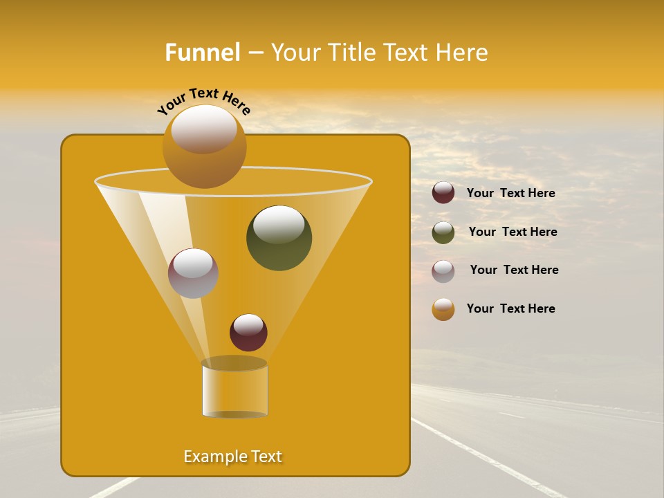 Open Objectives Sun PowerPoint Template