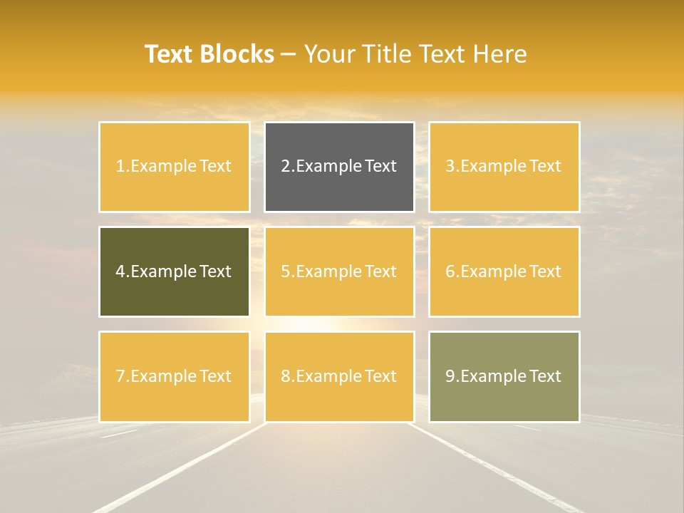 Open Objectives Sun PowerPoint Template