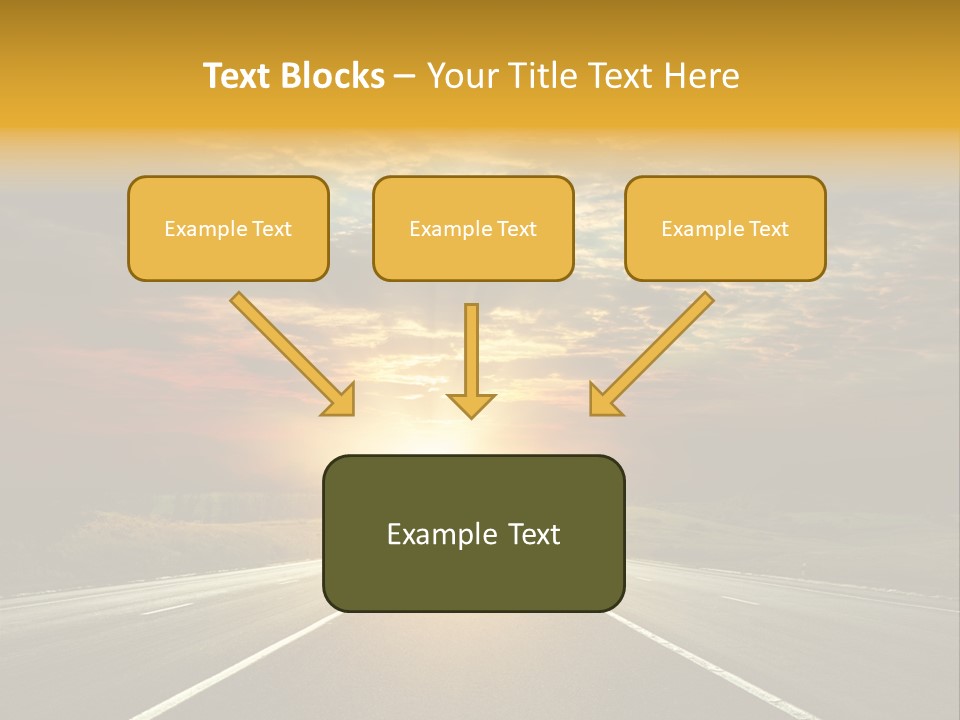 Open Objectives Sun PowerPoint Template