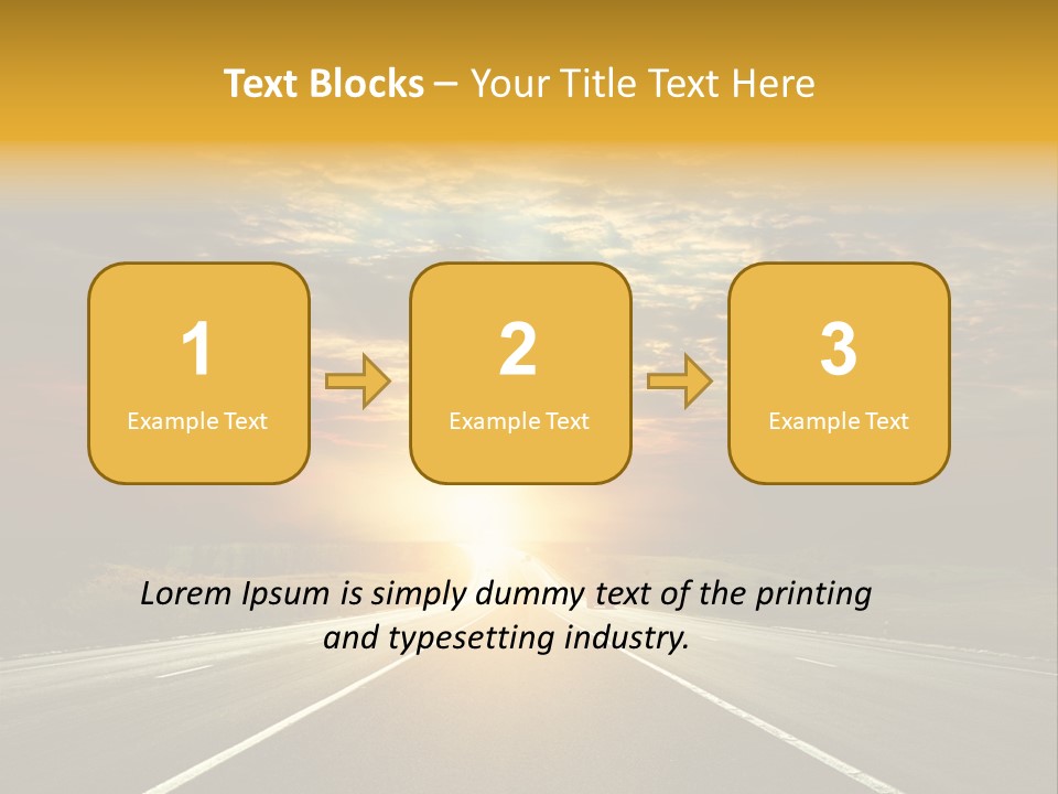 Open Objectives Sun PowerPoint Template