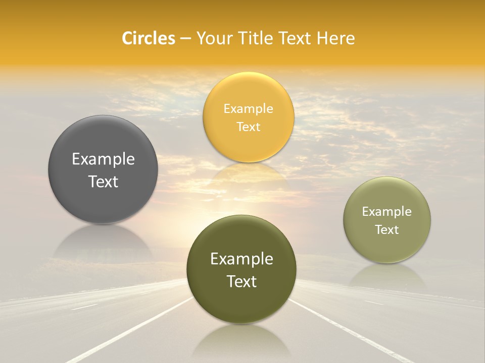 Open Objectives Sun PowerPoint Template