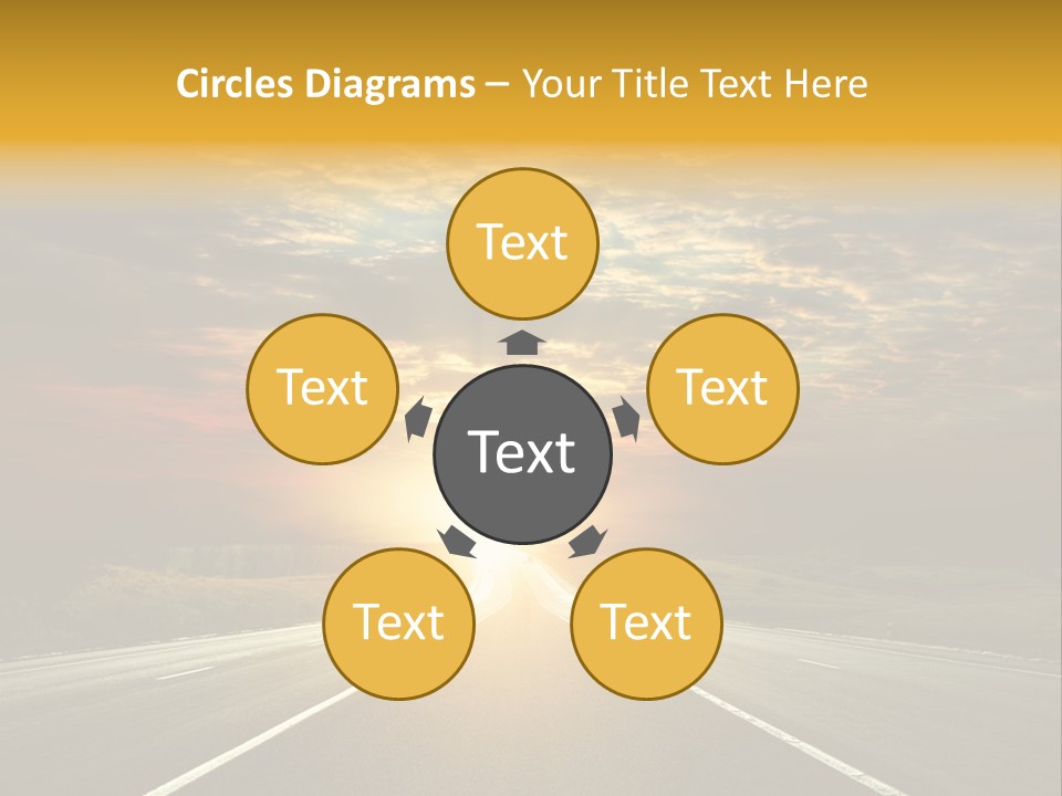 Open Objectives Sun PowerPoint Template