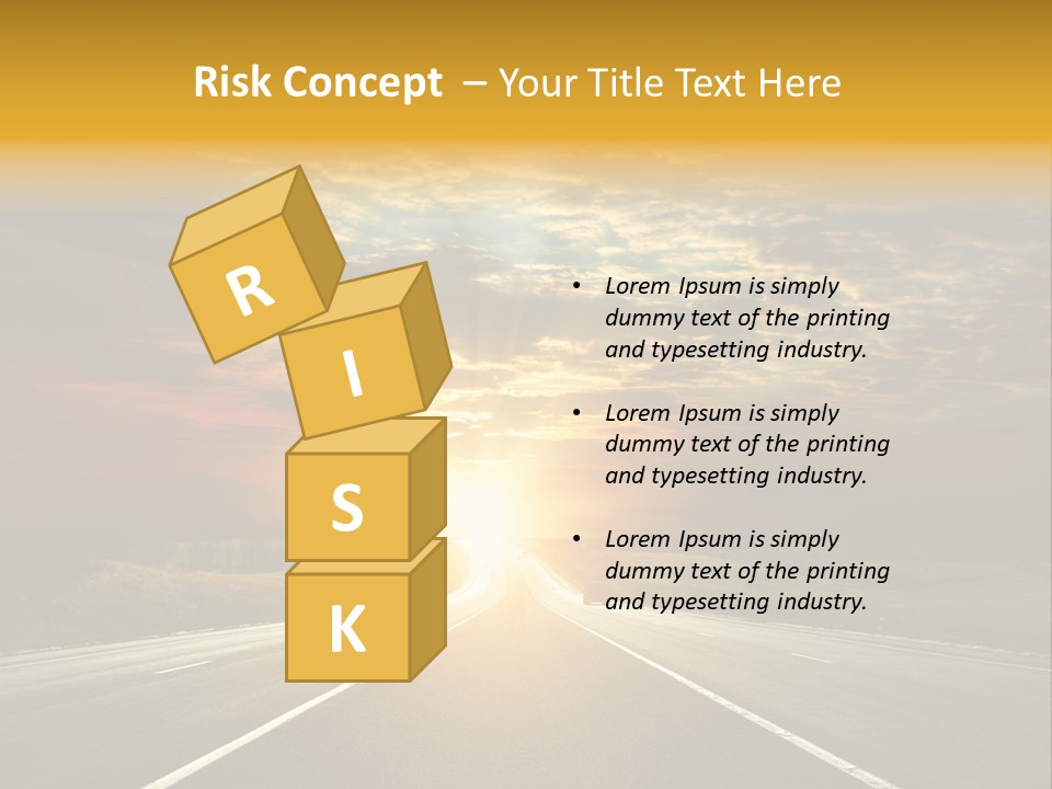 Open Objectives Sun PowerPoint Template