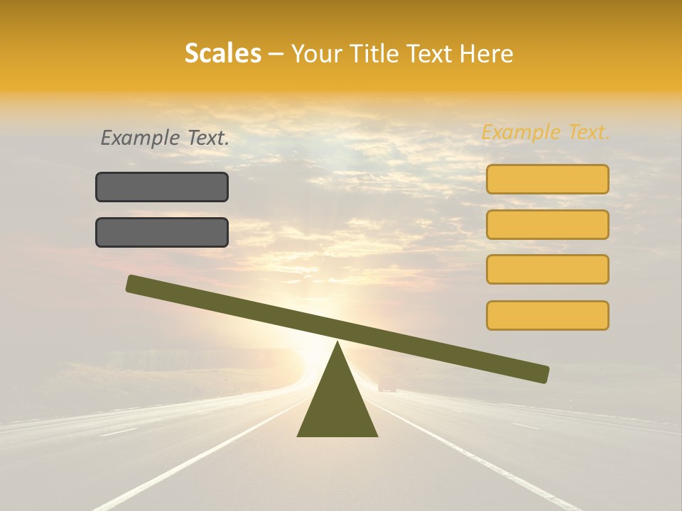 Open Objectives Sun PowerPoint Template