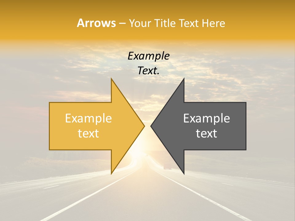 Open Objectives Sun PowerPoint Template