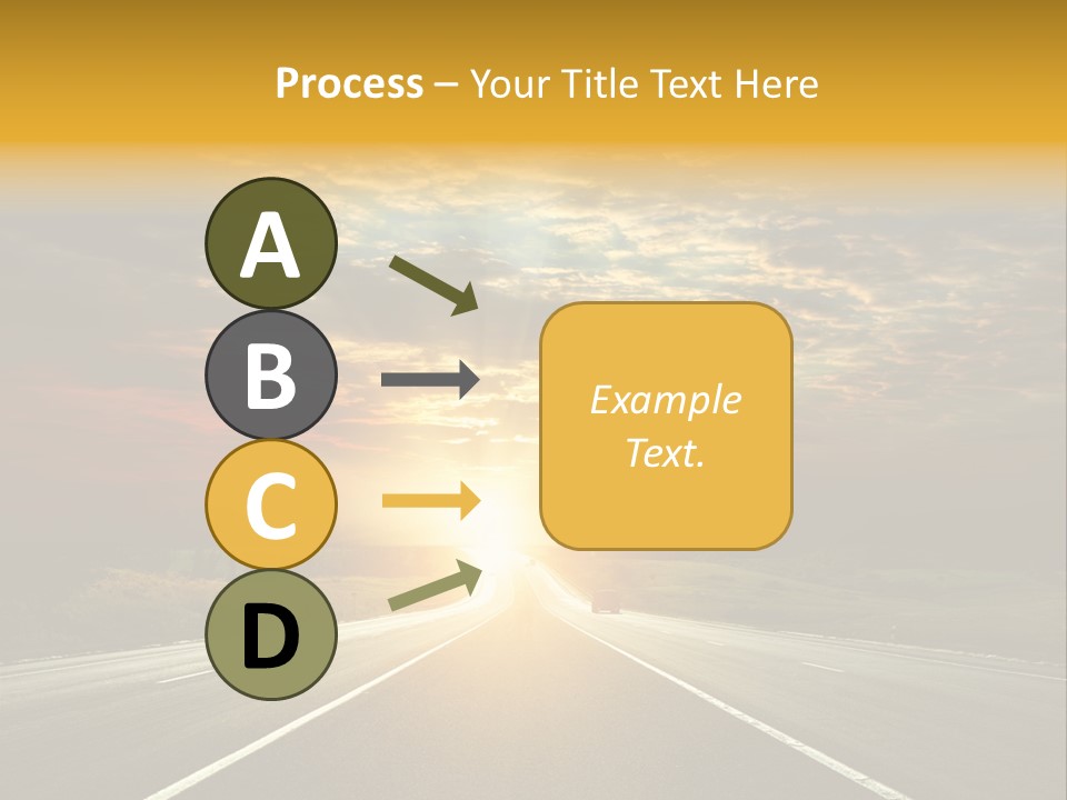 Open Objectives Sun PowerPoint Template