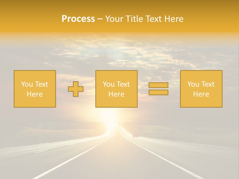 Open Objectives Sun PowerPoint Template