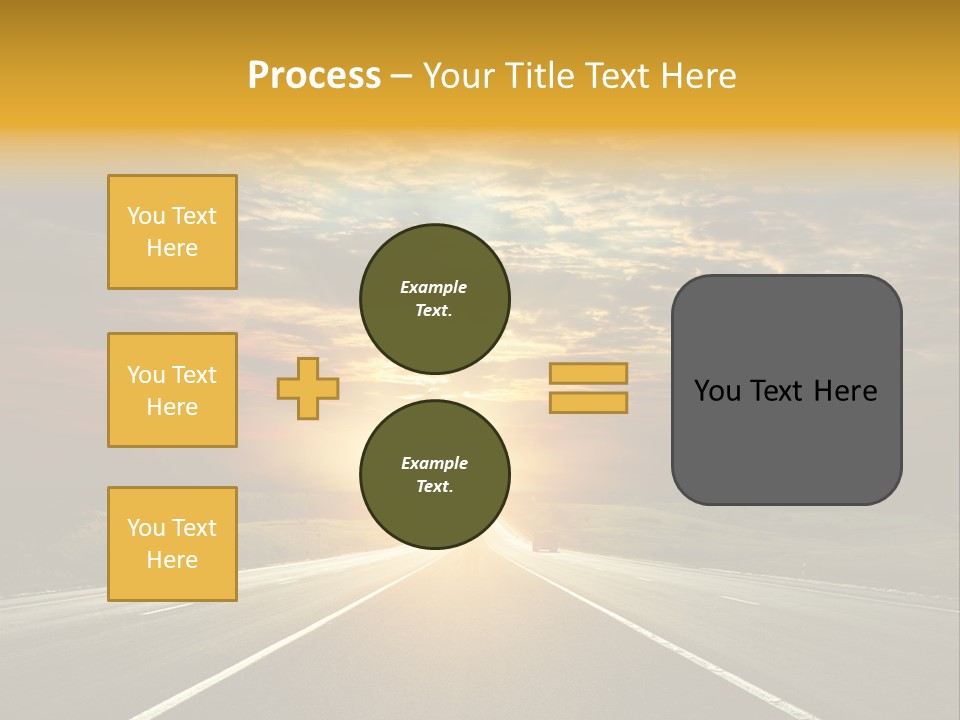 Open Objectives Sun PowerPoint Template