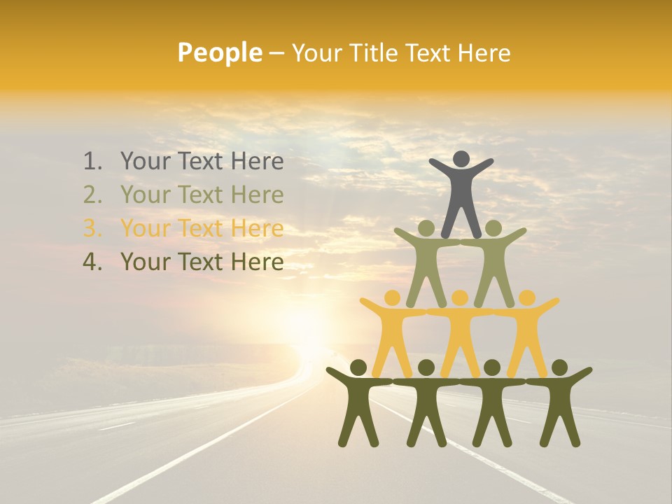 Open Objectives Sun PowerPoint Template