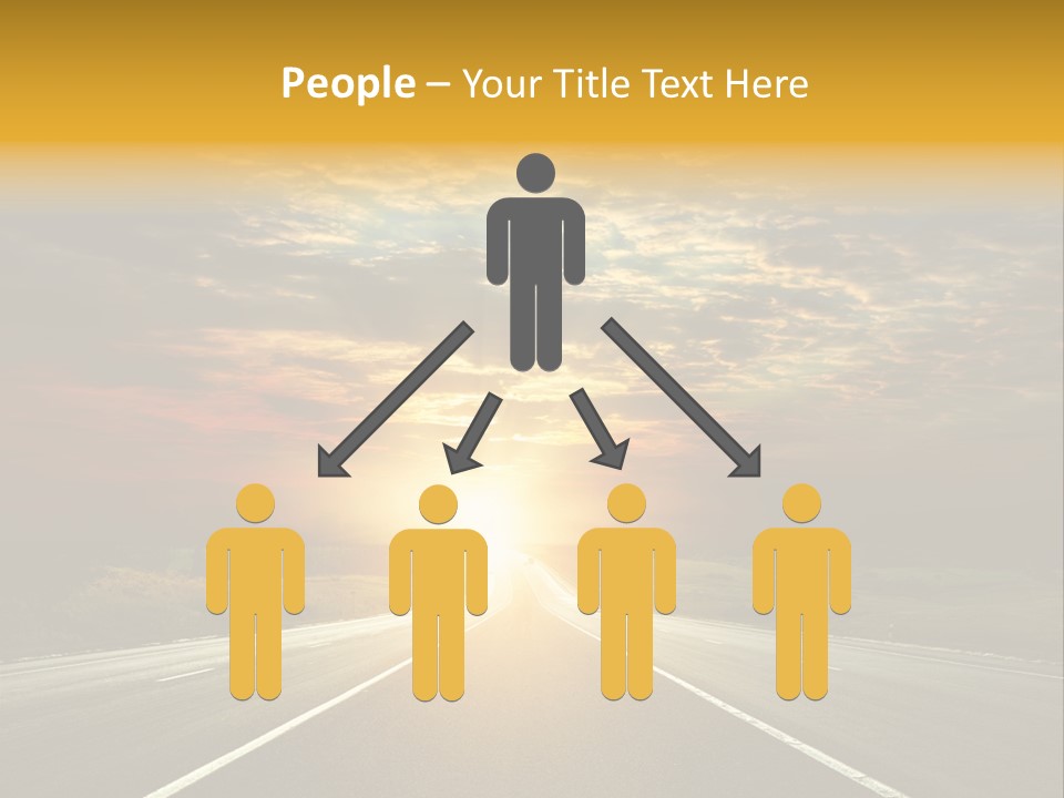 Open Objectives Sun PowerPoint Template