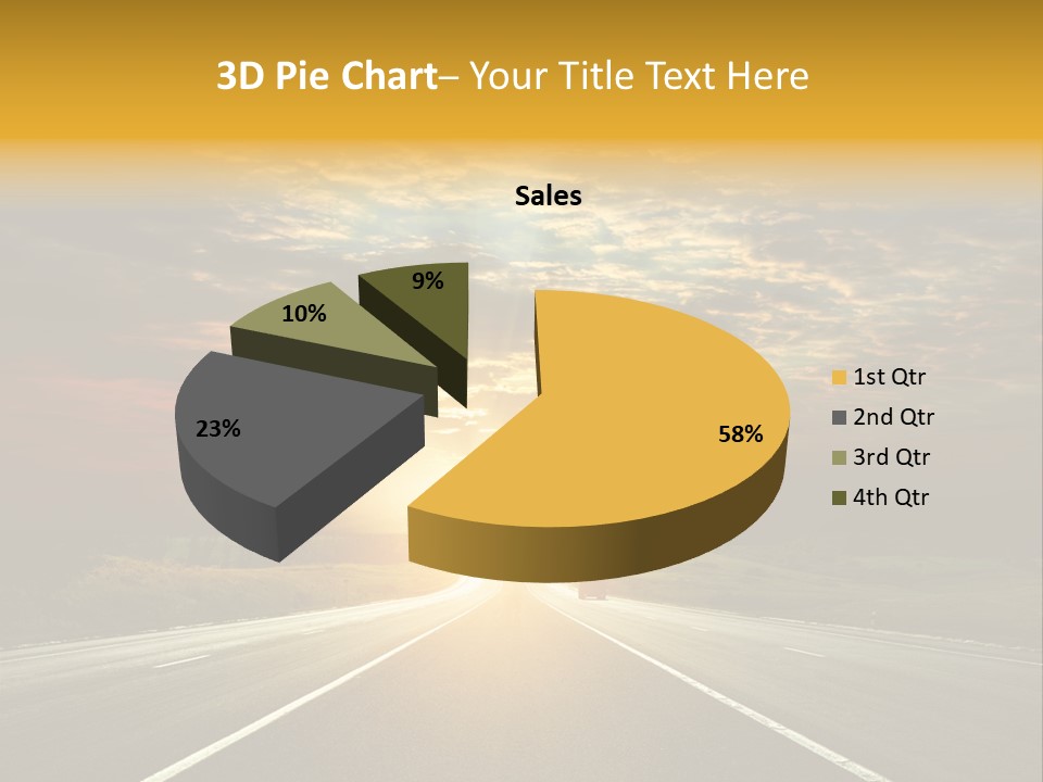 Open Objectives Sun PowerPoint Template
