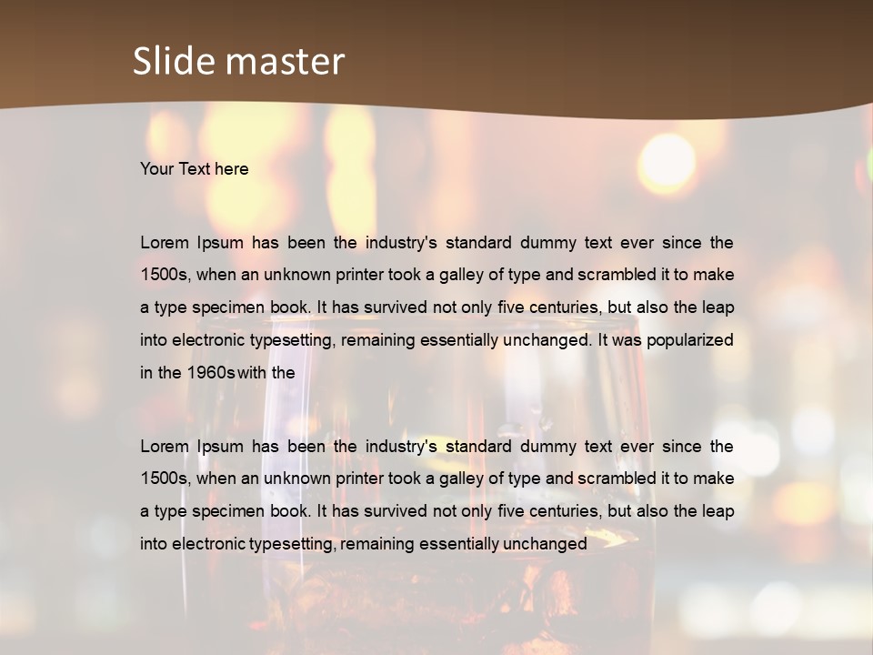 Candy Liquid Sweet PowerPoint Template