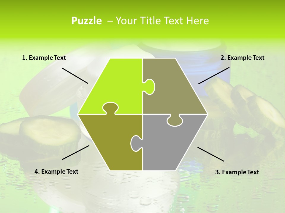 Wet Freshness Makeup PowerPoint Template