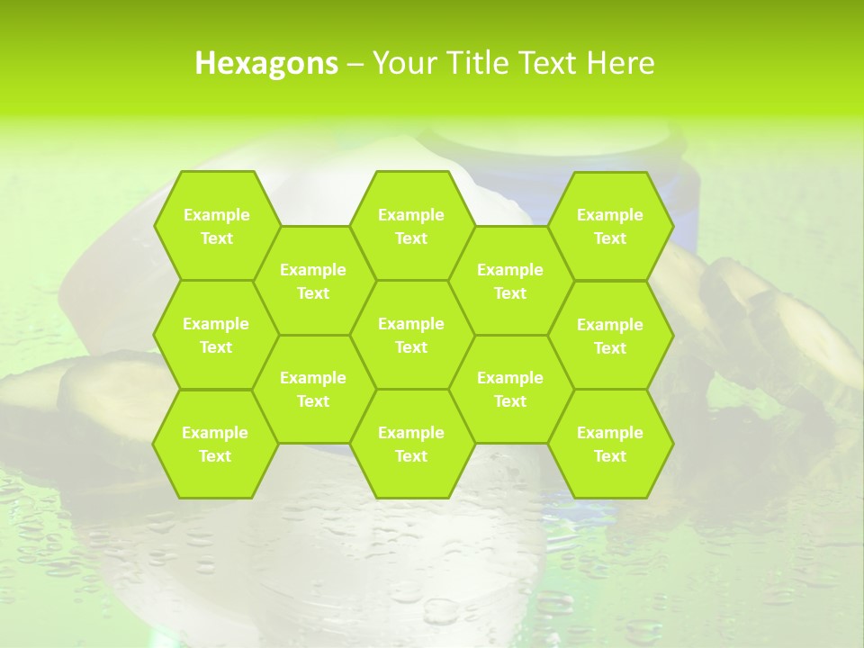 Wet Freshness Makeup PowerPoint Template