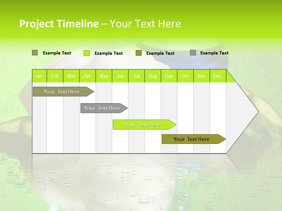 Wet Freshness Makeup PowerPoint Template