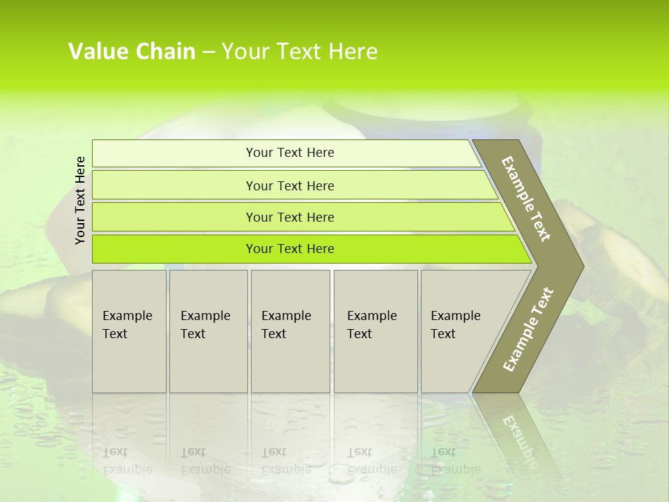 Wet Freshness Makeup PowerPoint Template