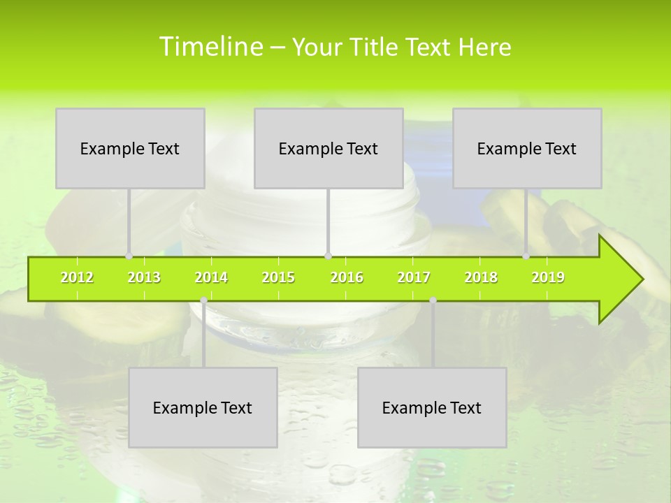 Wet Freshness Makeup PowerPoint Template