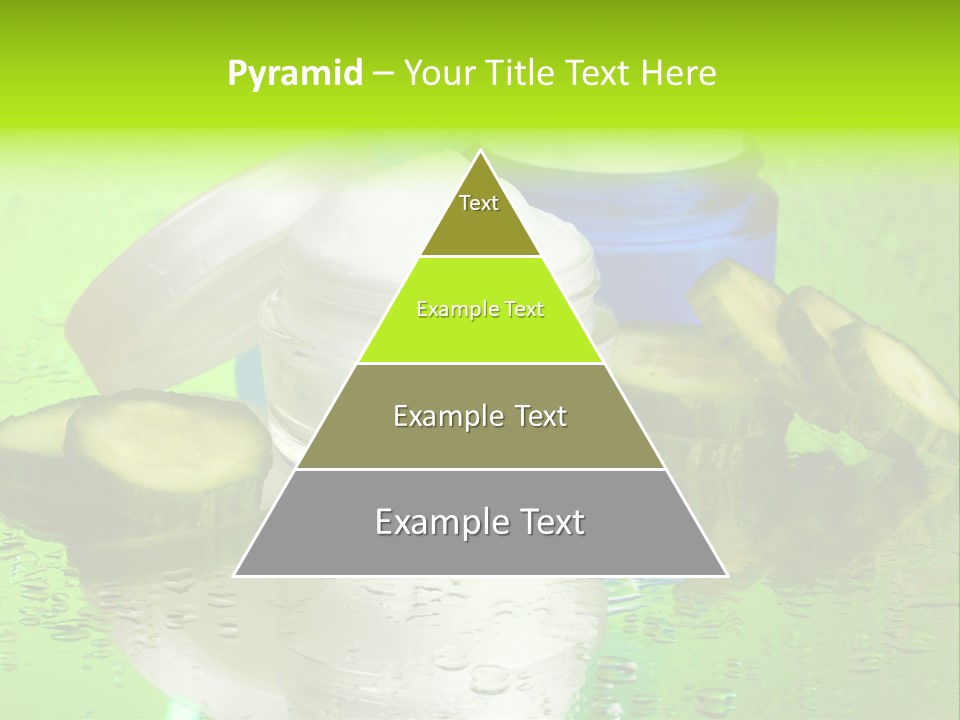 Wet Freshness Makeup PowerPoint Template