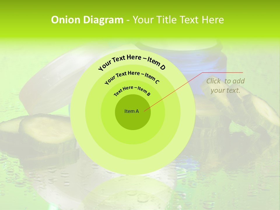 Wet Freshness Makeup PowerPoint Template