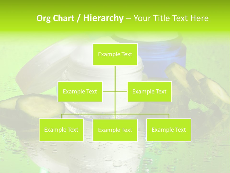 Wet Freshness Makeup PowerPoint Template