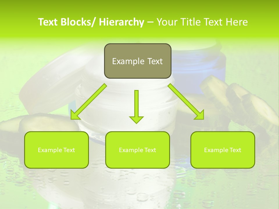 Wet Freshness Makeup PowerPoint Template